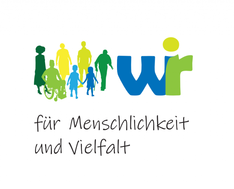 Logo Wir für Menschlichkeit und Vielfalt