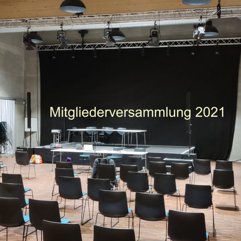 Saal der Mitgliederversammlung